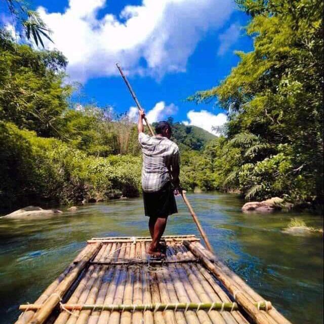 bamboo rafting